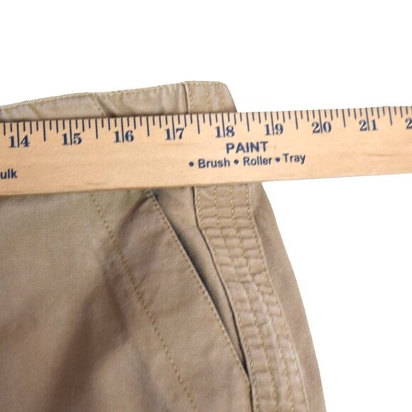 Talbots Khaki Utility Pants Size M Chorecore Ankle Cotton Lyocell Casual - Picture 9 of 11